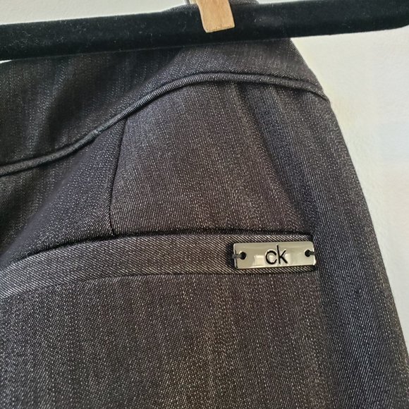 Calvin Klein Women's Size 12 Charcoal Grey Dress Pants - Picture 7 of 7